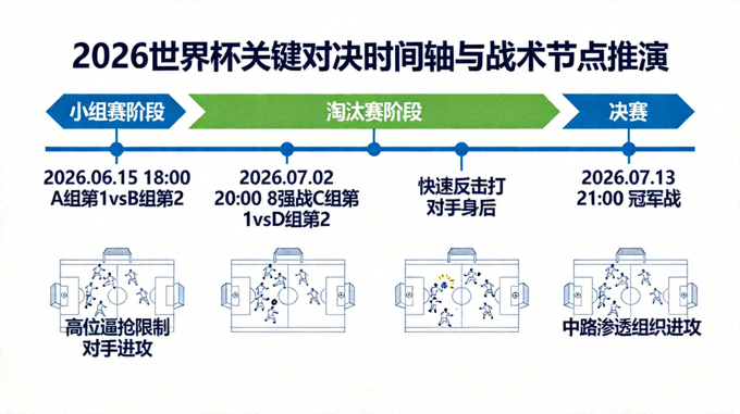 从赛程看战术分析图：2026世界杯关键对决时间轴与战术节点推演